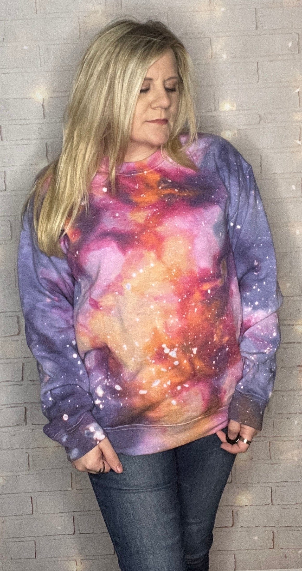 Galaxy tie best sale dye hoodie